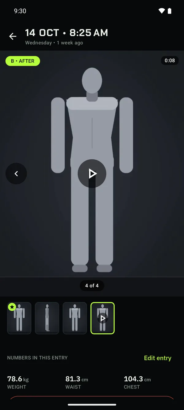 The viewer playing a video.